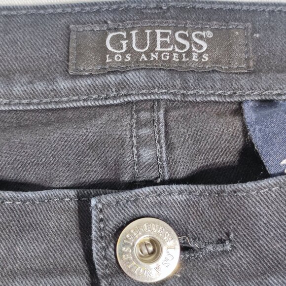 Guess Jeans Vermont Slim fit men's size 34 X 34 black straight leg - Picture 6 of 15